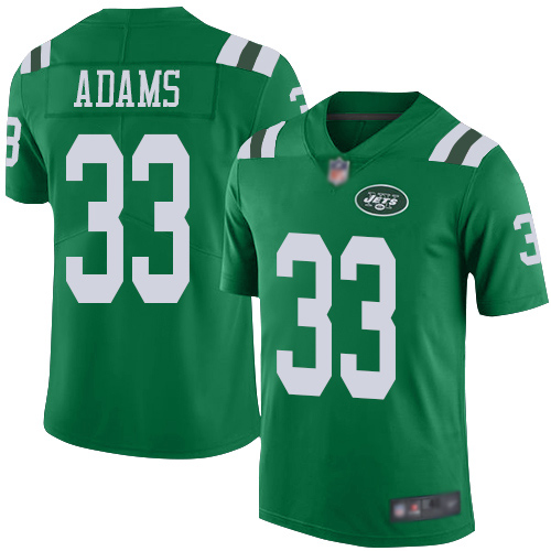 New York Jets Limited Green Youth Jamal Adams Jersey NFL Football #33 Rush Vapor Untouchable->youth nfl jersey->Youth Jersey